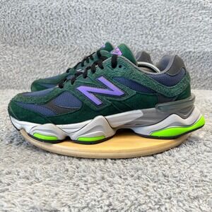 New Balance 9060 Green Purple Grey Neon Mens 10.5 Sneakers Athleisure U9060GRE